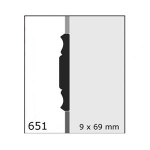 CLEAR GUARDA.3/4"TIRA 1/2X3 N651