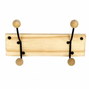 PERCHERO PINO X 2 DOBLE HIERRO